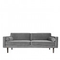 Wind 3-seater sofa Olive green velvet - Broste Copenhagen
