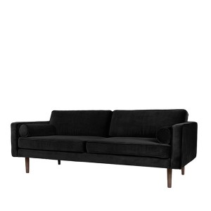 3 seater sofa Wind black velvet - Broste Copenhagen