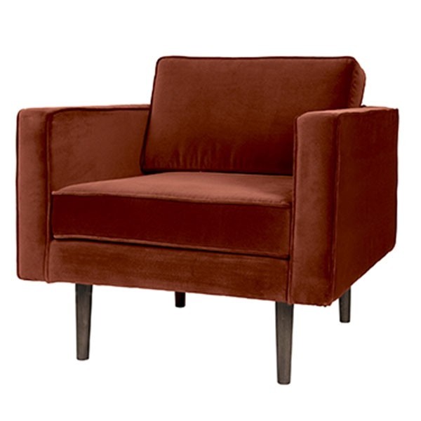 Fauteuil Wind velours caramel  par Broste Copenhagen