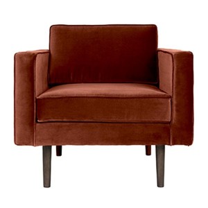 Fauteuil Wind velours caramel - Broste Copenhagen