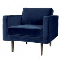 Fauteuil Wind velours Black - Broste Copenhagen
