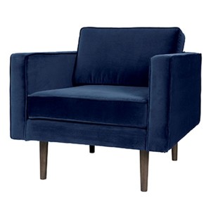 Fauteuil Wind velours Insigna blue - Broste Copenhagen