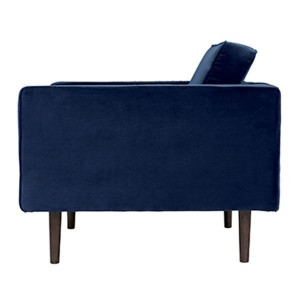 Fauteuil Wind velours Insigna blue - Broste Copenhagen