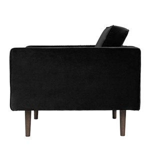 Fauteuil Wind velours Black - Broste Copenhagen