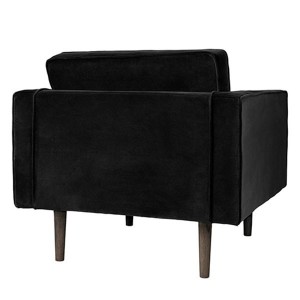 Fauteuil Wind velours Black - Broste Copenhagen