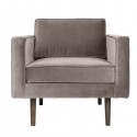 Armchair Wind velvet Black - Broste Copenhagen