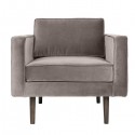 Fauteuil Wind velours drizzle - Broste Copenhagen