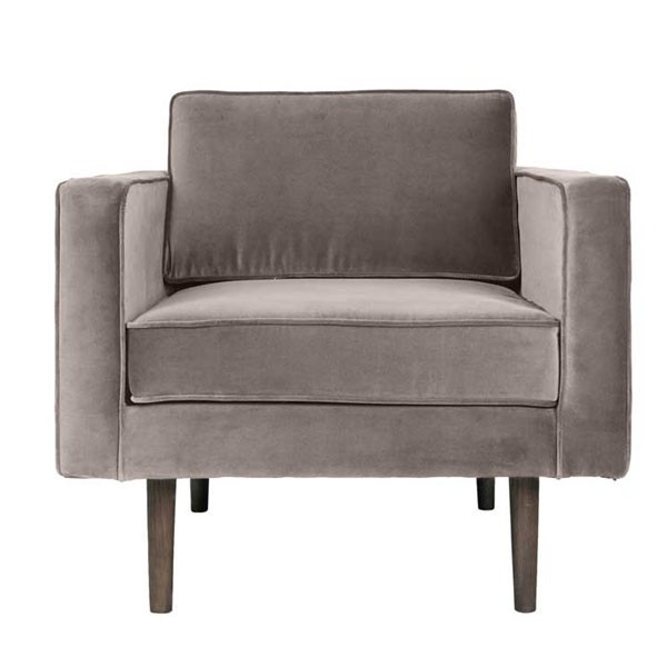Fauteuil Wind velours light grey - Broste Copenhagen