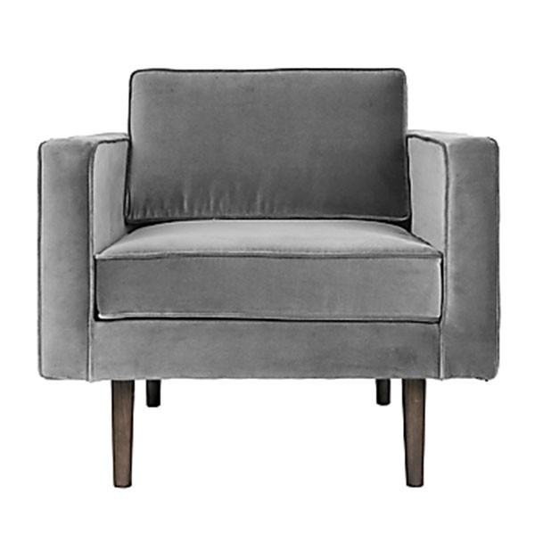 Fauteuil Wind velours drizzle - Broste Copenhagen