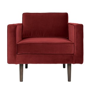 Armchair Wind red velvet - Broste Copenhagen