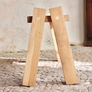 Bench 4 legs in solid ash - Alto Duo