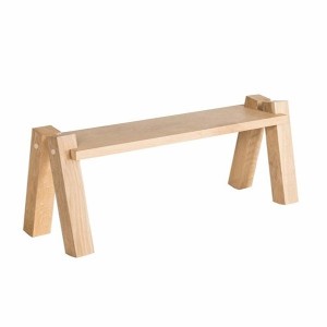Bench 4 legs 90 solid ash - Alto Duo