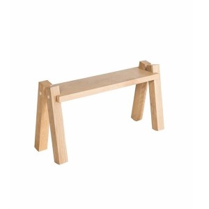 Bench 4 legs in solid ash - Alto Duo