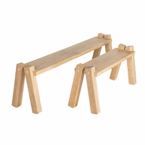 Banc 4 pattes 150 frêne massif - Alto Duo