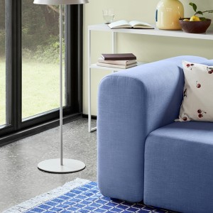 woodely offers you the Lagoon light blue 3-seater sofa - Broste Copenhagen