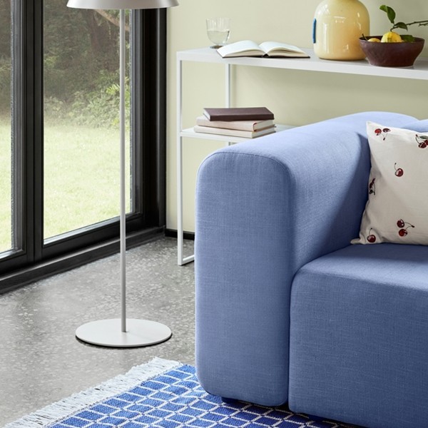 woodely offers you the Lagoon light blue 3-seater sofa - Broste Copenhagen