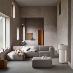 Right angle sofa Lagoon Latte - Broste Copenhagen