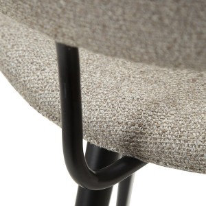 Napoleon Chair Pebble Earth Fabric X2 - Dan Form