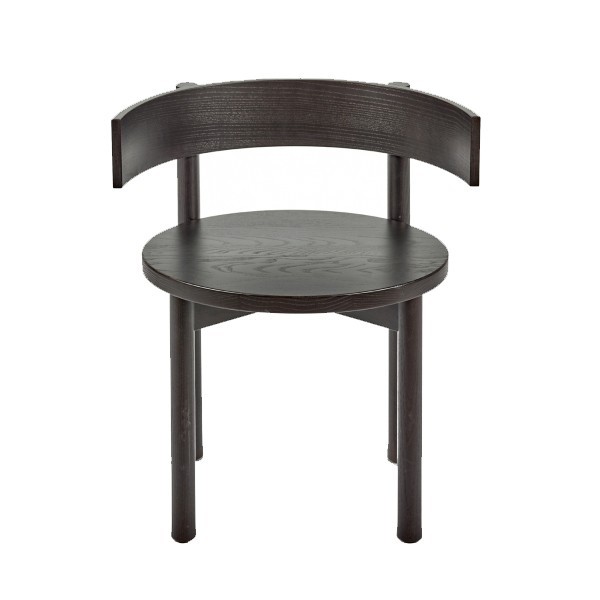 Meubles Marie Furniture By Marie Michielssen CHAIR WITH ARMRESTS EBONY PAULETTE SERAX