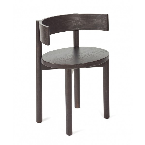 Meubles Marie Furniture By Marie Michielssen CHAIR WITH ARMRESTS EBONY PAULETTE