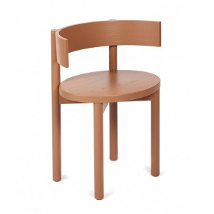 Chaise accoudoirs Ebony frêne ocre by Serax