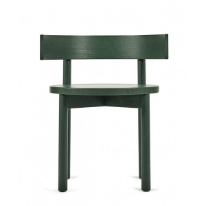 Chaise accoudoirs Ebony frêne vert foncé - Serax