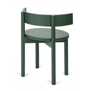 Chaise accoudoirs Ebony frêne vert foncé - Serax