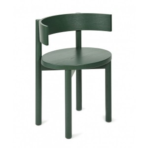 Dark green ash Ebony armrest chair - Serax