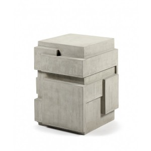 designer concrete side table by Marie Michielssen from the Serax collection