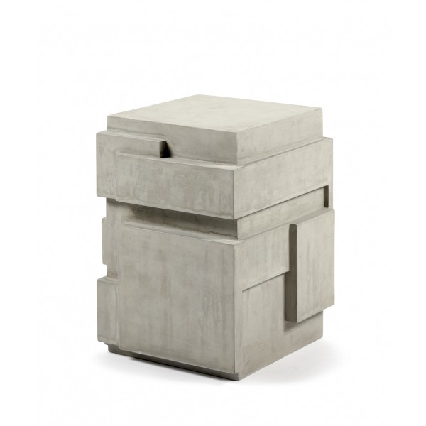 designer concrete side table by Marie Michielssen from the Serax collection