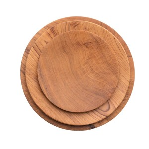 Assiette de petit-déjeuner teck - Original Home