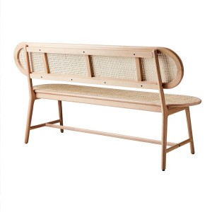 Bench Harry Beech and cane - Affari Of Sweden