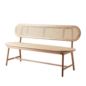 Bench Harry Beech and cane - Affari Of Sweden