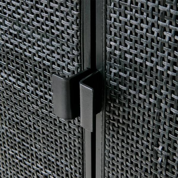 Cabinet haut Harry Pin et Rotin noir - Affari of Sweden