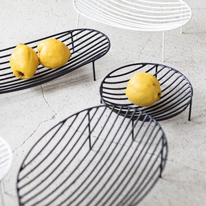 Black metal basket - Serax by Antonino Sciortino