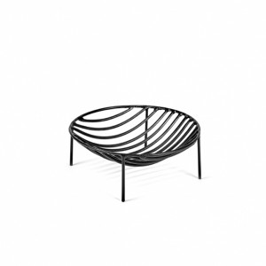 Serax black metal basket by Antonino Sciortino