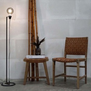 X2 wood and leather chair - Trademark Living