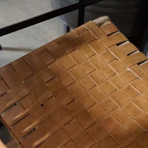 Chaise bois et cuir X2 - Trademark Living