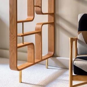 The wood and brass claustra - Red Edition is at Woodely
