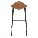 High stool 75cm cognac leather - LIND DNA