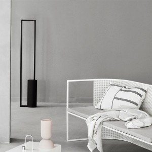 Lampadaire cylindrique Noir - Kristina Dam