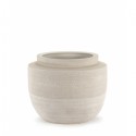 Pot volumes grès beige M - Serax