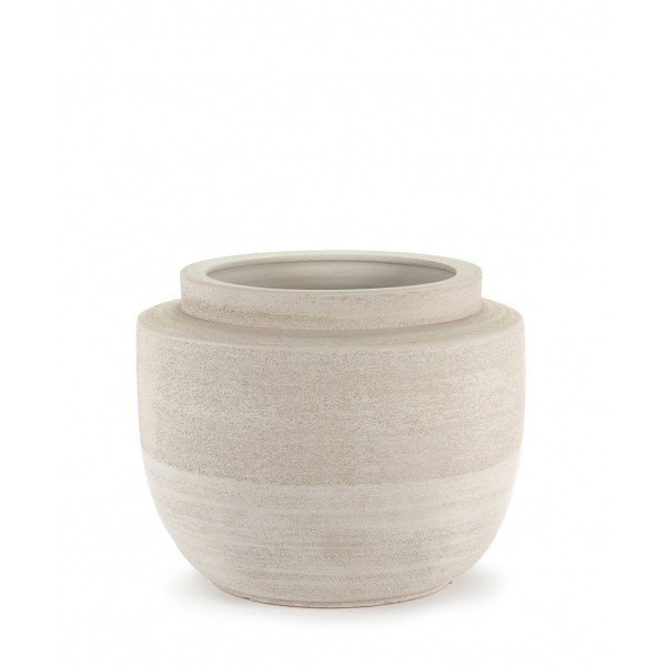 Beige sandstone volume pot S - Serax
