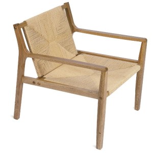 Catalina oak armchair