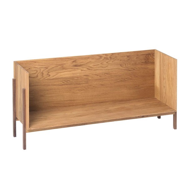 Shelf Single Oak and Walnut - Kristina Dam