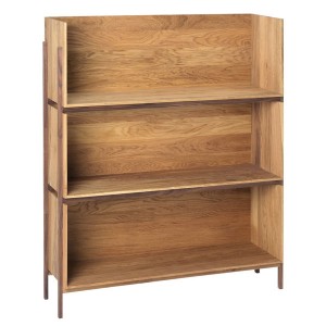 Shelf add On Unit Oak and walnut - Kristina Dam