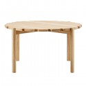 Oak gable coffee table - Simone Afabris - Emko