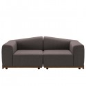 Sofa 2 Seater Saler beige - Santiago Sevillano - Emko