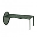 Fontainebleau green steel garden table - Serax