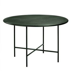 Fontainebleau green steel garden table - Serax